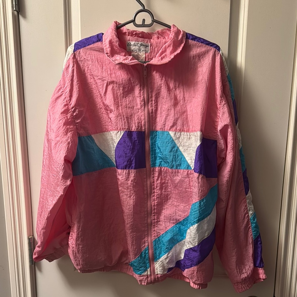 Vintage Pink and Purple Jacket